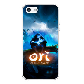 Чехол для iPhone 5/5S матовый с принтом Ori - And The Will Of The Wisp в Екатеринбурге, Силикон | Область печати: задняя сторона чехла, без боковых панелей | microsoft studios | moon studios | ori | ori and the blind forest | unity | лес | луна | нибела | ночной лес | ночь | ори | платформер | сова