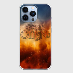 Чехол для iPhone 13 Pro с принтом Good Omens в Екатеринбурге,  |  | good | omens | sheen | tennant | азирафель | ангел | благие знамения | демон | кроули | падший | теннант | шин