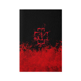 Обложка для паспорта матовая кожа с принтом Rammstein (Брызги Красок). в Екатеринбурге, натуральная матовая кожа | размер 19,3 х 13,7 см; прозрачные пластиковые крепления | Тематика изображения на принте: 3d | hard | logo | metal | music | rammstein | rock | брызги красок | знак | лого | метал | музыка | рамштайн | рок | символ | текстура