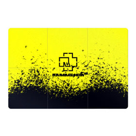 Магнитный плакат 3Х2 с принтом Rammstein. в Екатеринбурге, Полимерный материал с магнитным слоем | 6 деталей размером 9*9 см | 3d | hard | logo | metal | music | rammstein | rock | гранж | знак | иллюстрация | лого | метал | музыка | рамштайн | рок | символ | текстура