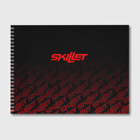 Альбом для рисования с принтом SKILLET в Екатеринбурге, 100% бумага
 | матовая бумага, плотность 200 мг. | skillet