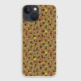 Чехол для iPhone 13 mini с принтом STRANGER THINGS PATTERN в Екатеринбурге,  |  | stranger 2 | stranger 3 | stranger things 3 | things 2 | things 3 | очень странные дела | очень странные дела 3. | очень странный дело