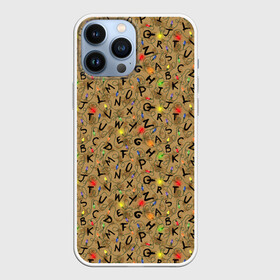 Чехол для iPhone 13 Pro Max с принтом STRANGER THINGS PATTERN в Екатеринбурге,  |  | stranger 2 | stranger 3 | stranger things 3 | things 2 | things 3 | очень странные дела | очень странные дела 3. | очень странный дело