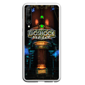 Чехол для Honor P30 с принтом BIOSHOCK в Екатеринбурге, Силикон | Область печати: задняя сторона чехла, без боковых панелей | bioshock | bioshock infinite | биошок | букер | элизабет