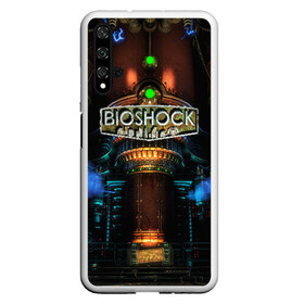 Чехол для Honor 20 с принтом BIOSHOCK в Екатеринбурге, Силикон | Область печати: задняя сторона чехла, без боковых панелей | bioshock | bioshock infinite | биошок | букер | элизабет