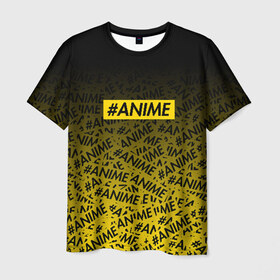 Мужская футболка 3D с принтом ANIME в Екатеринбурге, 100% полиэфир | прямой крой, круглый вырез горловины, длина до линии бедер | ahegao | anime | kawai | kowai | oppai | otaku | senpai | sugoi | waifu | yandere | аниме | ахегао | ковай | культура | отаку | сенпай | тренд | яндере