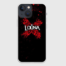 Чехол для iPhone 13 mini с принтом Louna в Екатеринбурге,  |  | louna | tracktor bowling | альтернативный | вит | група | группа | лоуна | лу | луна | лусинэ геворкян | метал | нюметал | панк | панкрок | пилот | рок | ру | серж | трактор боулинг