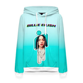 Женская толстовка 3D с принтом Billie Eilish в Екатеринбурге, 100% полиэстер  | двухслойный капюшон со шнурком для регулировки, мягкие манжеты на рукавах и по низу толстовки, спереди карман-кенгуру с мягким внутренним слоем. | ayelish | bad guy | bellyache | bilie eilish | bilie elish | billie | billie eilish | eilish | electronic | elish | music | билли айлиш | эйлиш | элиш