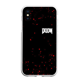 Чехол для iPhone XS Max матовый с принтом DOOM в Екатеринбурге, Силикон | Область печати: задняя сторона чехла, без боковых панелей | 2019 | bethesda | demon | doom | eternal | ethernal | game | games | logo | monster | runes | wood | демон | дум | дуум | етернал | игра | игры | какодемон | лого | логотип | монстр | монстры | руны | символ | этернал