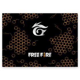 Поздравительная открытка с принтом GARENA FREE FIRE РЮКЗАК в Екатеринбурге, 100% бумага | плотность бумаги 280 г/м2, матовая, на обратной стороне линовка и место для марки
 | Тематика изображения на принте: free fire | garena free fire | гарена 3 | гарена фри | гарена фри фаер | гарено. | игра garena