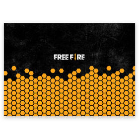 Поздравительная открытка с принтом GARENA FREE FIRE в Екатеринбурге, 100% бумага | плотность бумаги 280 г/м2, матовая, на обратной стороне линовка и место для марки
 | Тематика изображения на принте: free fire | garena free fire | гарена 3 | гарена фри | гарена фри фаер | гарено. | игра garena