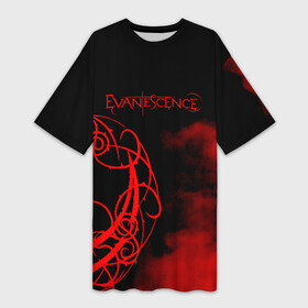 Платье-футболка 3D с принтом Evanescence в Екатеринбурге,  |  | evanescence | альтернативный | готик | группа | джен маджура | евенсис | исчезновение | метал | рок | тим маккорд | трой маклоухорн | уилл хант | хард | эванесенс | эми ли