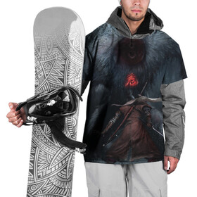 Накидка на куртку 3D с принтом Death в Екатеринбурге, 100% полиэстер |  | Тематика изображения на принте: sekiro | shadows die twice | секиро | сэкиро