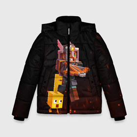 Зимняя куртка для мальчиков 3D с принтом MINECRAFT Dungeons в Екатеринбурге, ткань верха — 100% полиэстер; подклад — 100% полиэстер, утеплитель — 100% полиэстер | длина ниже бедра, удлиненная спинка, воротник стойка и отстегивающийся капюшон. Есть боковые карманы с листочкой на кнопках, утяжки по низу изделия и внутренний карман на молнии. 

Предусмотрены светоотражающий принт на спинке, радужный светоотражающий элемент на пуллере молнии и на резинке для утяжки | craft | creeper | dungeon | dungeons | earth | game | logo | mine | minecraft | mobile | online | дунгеонс | земля | зомбиы | игра | крипер | лого | майкрафт | майнкрафт | мобайл | онлайн | подземелье | подземелья
