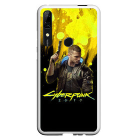 Чехол для Honor P Smart Z с принтом CYBERPUNK 2077 в Екатеринбурге, Силикон | Область печати: задняя сторона чехла, без боковых панелей | 2077 | cyber | cyberpunk | demon | glitch | keanu | logo | punk | reeves | samurai | symbol | team | trauma | глитч | демон | киану | кибер | киберпанк | клан | лого | логотип | огонь | панк | ривз | самурай | символ