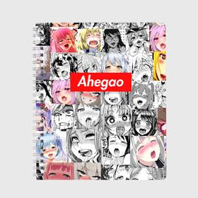 Тетрадь с принтом Ahegao в Екатеринбурге, 100% бумага | 48 листов, плотность листов — 60 г/м2, плотность картонной обложки — 250 г/м2. Листы скреплены сбоку удобной пружинной спиралью. Уголки страниц и обложки скругленные. Цвет линий — светло-серый
 | ahegao | anime | cartoon | collage | comic | emotion | faces | girls | inscription | japanese | manga | mouth | multi colored | open | аниме | девушки | коллаж | комикс | лица | мультфильм | надпись | открытый | разноцветный | 
