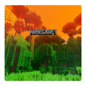 Магнитный плакат 3Х3 с принтом MINECRAFT в Екатеринбурге, Полимерный материал с магнитным слоем | 9 деталей размером 9*9 см | craft | creeper | dungeon | dungeons | earth | game | logo | mine | minecraft | mobile | online | дунгеонс | земля | зомбиы | игра | крипер | лого | майкрафт | майнкрафт | мобайл | онлайн | подземелье | подземелья