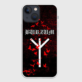 Чехол для iPhone 13 mini с принтом Burzum Algiz Rune в Екатеринбурге,  |  | algiz | art | burz | burzum | horror | logo | merch | music | rune | альгиз | арт | бурз | бурзум | варг викернес | группа | логотип | мерч | метал | мистика | музыка | надпись | норвегия | норвежская группа | норги | руна | толкиен