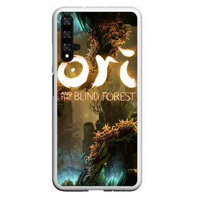 Чехол для Honor 20 с принтом Ori and the Blind Forest в Екатеринбурге, Силикон | Область печати: задняя сторона чехла, без боковых панелей | Тематика изображения на принте: blind forest | ori | sein | белка | гумо | кошка | куро | лиса | нару | непроглядный лес | ори | платформер | птенец | сейн | сова