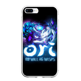 Чехол для iPhone 7Plus/8 Plus матовый с принтом Ori and the Blind Forest в Екатеринбурге, Силикон | Область печати: задняя сторона чехла, без боковых панелей | blind forest | ori | sein | белка | гумо | кошка | куро | лиса | нару | непроглядный лес | ори | платформер | птенец | сейн | сова