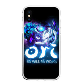 Чехол для iPhone XS Max матовый с принтом Ori and the Blind Forest в Екатеринбурге, Силикон | Область печати: задняя сторона чехла, без боковых панелей | blind forest | ori | sein | белка | гумо | кошка | куро | лиса | нару | непроглядный лес | ори | платформер | птенец | сейн | сова