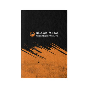 Обложка для паспорта матовая кожа с принтом BLACK MESA (Half-Life) в Екатеринбурге, натуральная матовая кожа | размер 19,3 х 13,7 см; прозрачные пластиковые крепления | Тематика изображения на принте: black | counter | csgo | freeman | gordon | half | half life | halflife | lambda | life | logo | mesa | portal | strike | xen | гордон | контр | лайф | лого | портал | символ | страйк | фримен | халф | халф лайф | халфлайф