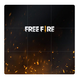 Магнитный плакат 3Х3 с принтом FREE FIRE в Екатеринбурге, Полимерный материал с магнитным слоем | 9 деталей размером 9*9 см | battle | battlegrounds | fire | free | game | games | garena | logo | mobile | royale | батлграунд | битва | гарена | гарено | игра | игры | королевская | лого | логотип | мобайл | онлайн | символ | фаер | фаир | фри