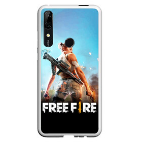 Чехол для Honor P Smart Z с принтом FREE FIRE в Екатеринбурге, Силикон | Область печати: задняя сторона чехла, без боковых панелей | Тематика изображения на принте: battle | battlegrounds | fire | free | game | games | garena | logo | mobile | royale | батлграунд | битва | гарена | гарено | игра | игры | королевская | лого | логотип | мобайл | онлайн | символ | фаер | фаир | фри