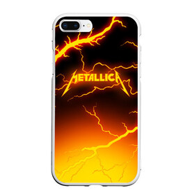 Чехол для iPhone 7Plus/8 Plus матовый с принтом METALLICA в Екатеринбурге, Силикон | Область печати: задняя сторона чехла, без боковых панелей | metallica | металлика