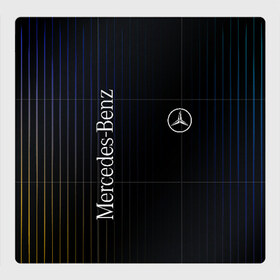 Магнитный плакат 3Х3 с принтом Mercedes в Екатеринбурге, Полимерный материал с магнитным слоем | 9 деталей размером 9*9 см | amg | mercedes | авто | автомобиль | иномарка | логотип | машина | мерседес | текстура