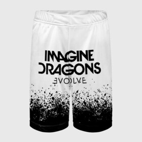 Детские спортивные шорты 3D с принтом IMAGINE DRAGONS в Екатеринбурге,  100% полиэстер
 | пояс оформлен широкой мягкой резинкой, ткань тянется
 | Тематика изображения на принте: evolve | id | imagine dragons | драконы | ид