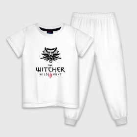 Детская пижама хлопок с принтом THE WITCHER 3:WILD HUNT в Екатеринбурге, 100% хлопок |  брюки и футболка прямого кроя, без карманов, на брюках мягкая резинка на поясе и по низу штанин
 | cd projekt red | ciri | game | geralt | geralt of rivia | gwynbleidd | the witcher | the witcher 3: wild hunt | ведьмак | ведьмак 3: дикая охота | геральт | геральт из ривии | цири | цирилла