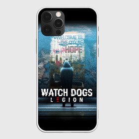 Чехол для iPhone 12 Pro с принтом WATCH DOGS LEGION в Екатеринбурге, силикон | область печати: задняя сторона чехла, без боковых панелей | ded sec | fox | hacker | legion | watch dogs | watch dogs 2 | watch dogs legion | легион | хакер