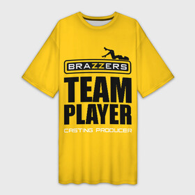 Платье-футболка 3D с принтом Brazzers Team player в Екатеринбурге,  |  | adults | brazzers | casting | emblem | films | girl | inscription | logo | player | producer | silhouette | studio | team | девушка | игрок | кастинг | командный | логотип | надпись | продюсер | силуэт | студия | фильмы | эмблема