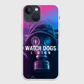 Чехол для iPhone 13 mini с принтом WATCH DOGS LEGION в Екатеринбурге,  |  | ded sec | fox | hacker | legion | watch dogs | watch dogs 2 | watch dogs legion | легион | хакер