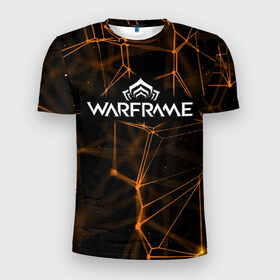 Мужская футболка 3D спортивная с принтом Warframe в Екатеринбурге, 100% полиэстер с улучшенными характеристиками | приталенный силуэт, круглая горловина, широкие плечи, сужается к линии бедра | warframe | warframe лотос | варфрейм