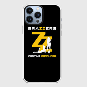 Чехол для iPhone 13 Pro Max с принтом Brazzers Casting producer в Екатеринбурге,  |  | Тематика изображения на принте: adults | brazzers | casting | girls | inscription | logo | movies | producer | silhouette | studio | девушки | кастинг | логотип | надпись | продюсер | силуэт | студия | фильмы