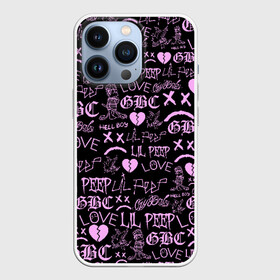 Чехол для iPhone 13 Pro с принтом LIL PEEP LOGOBOMBING в Екатеринбурге,  |  | Тематика изображения на принте: awful things | hell boy | lil peep | lil prince | клауд | клауд рэп | лил пип | пееп. | пост эмо | реп | репер | рэп | рэпер | трэп | хип хоп | эмо трэп