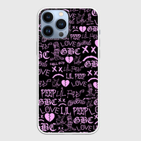 Чехол для iPhone 13 Pro Max с принтом LIL PEEP LOGOBOMBING в Екатеринбурге,  |  | Тематика изображения на принте: awful things | hell boy | lil peep | lil prince | клауд | клауд рэп | лил пип | пееп. | пост эмо | реп | репер | рэп | рэпер | трэп | хип хоп | эмо трэп