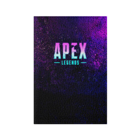 Обложка для паспорта матовая кожа с принтом Apex Legends. Neon logo в Екатеринбурге, натуральная матовая кожа | размер 19,3 х 13,7 см; прозрачные пластиковые крепления | Тематика изображения на принте: apex | apex legends | bangalor | bloodhound | caustic | crypto | gibraltar | legends | lifeline | logo | mirage | neon | pathfinder | titanfall | watson | wraith | апекс | неон