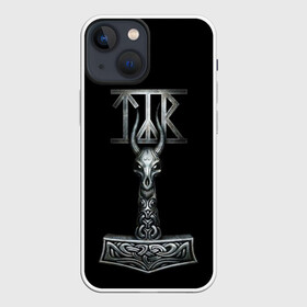 Чехол для iPhone 13 mini с принтом Язычество в Екатеринбурге,  |  | ethnic | folk | runes | slav | викинги | руны | русь | скандинавия | славяне | фолк | фольклор | этника | этно | язычество