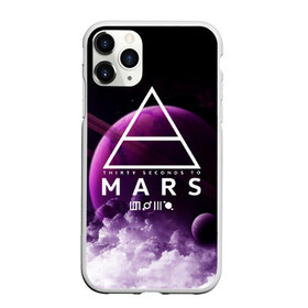 Чехол для iPhone 11 Pro матовый с принтом 30 SECONDS TO MARS в Екатеринбурге, Силикон |  | 30 seconds to mars | 30 секунд до марса | джаред лето