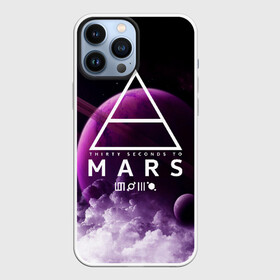 Чехол для iPhone 13 Pro Max с принтом 30 SECONDS TO MARS в Екатеринбурге,  |  | Тематика изображения на принте: 30 seconds to mars | 30 секунд до марса | джаред лето