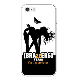 Чехол для iPhone 5/5S матовый с принтом Casting-producer Brazzers team в Екатеринбурге, Силикон | Область печати: задняя сторона чехла, без боковых панелей | adults | brazzers | butterflies | casting | girl | inscription | logo | movies | producer | silhouette | studio | team | бабочки | братья | девушка | кастинг | логотип | надпись | продюсер | силуэт | студия | фильмы