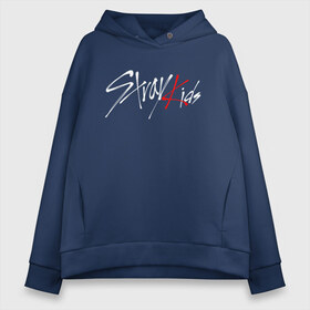 Женское худи Oversize хлопок с принтом STRAY KIDS FELIX в Екатеринбурге, френч-терри — 70% хлопок, 30% полиэстер. Мягкий теплый начес внутри —100% хлопок | боковые карманы, эластичные манжеты и нижняя кромка, капюшон на магнитной кнопке | skz | stray kids | бан чан | ли ноу | скз | стрей кидс | сынмин | уджин | феликс | хан | хёджин | чанбин