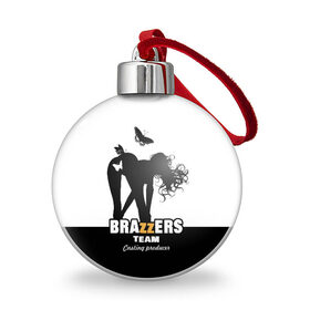 Ёлочный шар с принтом Brazzers team Casting-producer в Екатеринбурге, Пластик | Диаметр: 77 мм | adults | brazzers | butterflies | casting | girl | inscription | logo | movies | producer | silhouette | studio | team | бабочки | братья | девушка | кастинг | логотип | надпись | продюсер | силуэт | студия | фильмы