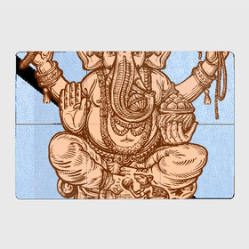 Магнитный плакат 3Х2 с принтом Ганеш в Екатеринбурге, Полимерный материал с магнитным слоем | 6 деталей размером 9*9 см | Тематика изображения на принте: бог. индуизм | буддизм | ганеш | ганеша | индия | кришна | мифология | оберег | ом | слон | талисман