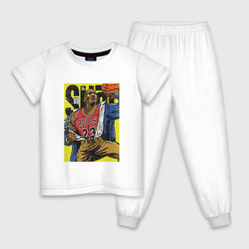Детская пижама хлопок с принтом Jordan в Екатеринбурге, 100% хлопок |  брюки и футболка прямого кроя, без карманов, на брюках мягкая резинка на поясе и по низу штанин
 | 23 | basketball | bulls | jordan | nba | баскетбол | джордан | нба