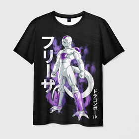 Мужская футболка 3D с принтом Frieza (JAP_STYLE) в Екатеринбурге, 100% полиэфир | прямой крой, круглый вырез горловины, длина до линии бедер | anime | ball | dragon | dragon ball | manga | son goku | аниме | дракон | жемчуг | жемчуг дракона | манга | мяч | сон гоку