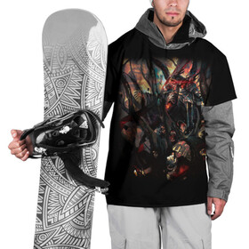 Накидка на куртку 3D с принтом Overlord (4) в Екатеринбурге, 100% полиэстер |  | Тематика изображения на принте: anime | king | manga | overlord | аинз оал гоун | альбедо | аниме | манга | оверлорд | повелитель